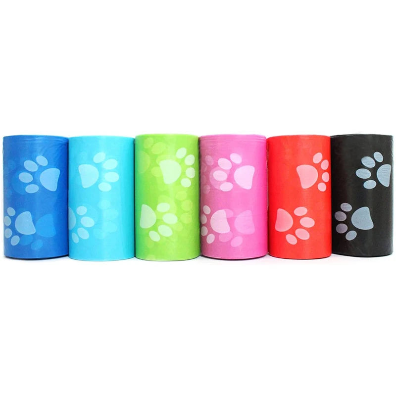 120 Rolls Dog Poop Bags – Outdoor Pet Waste Disposal, 15 Bags/Roll
