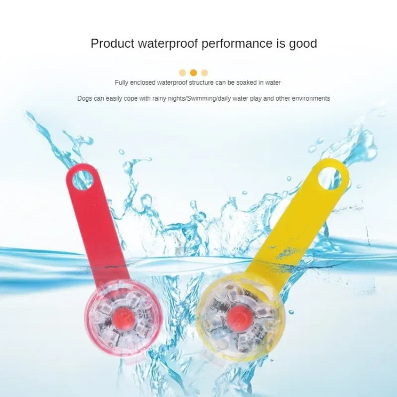 LED Waterproof Pet Collar Light – Night Safety Pendant for Dogs & Cats