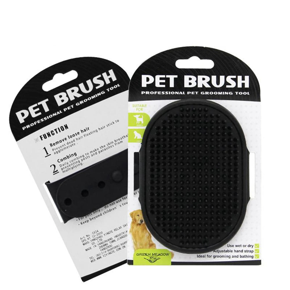 Pet Cleaning Brush Gloves – Bath & Grooming Massage Comb for Dogs & Cats