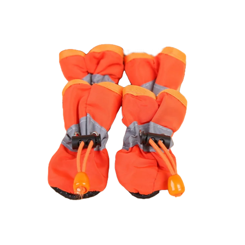 4pcs Waterproof Anti-Slip Dog Boots – Rain Shoes for Small Pets
