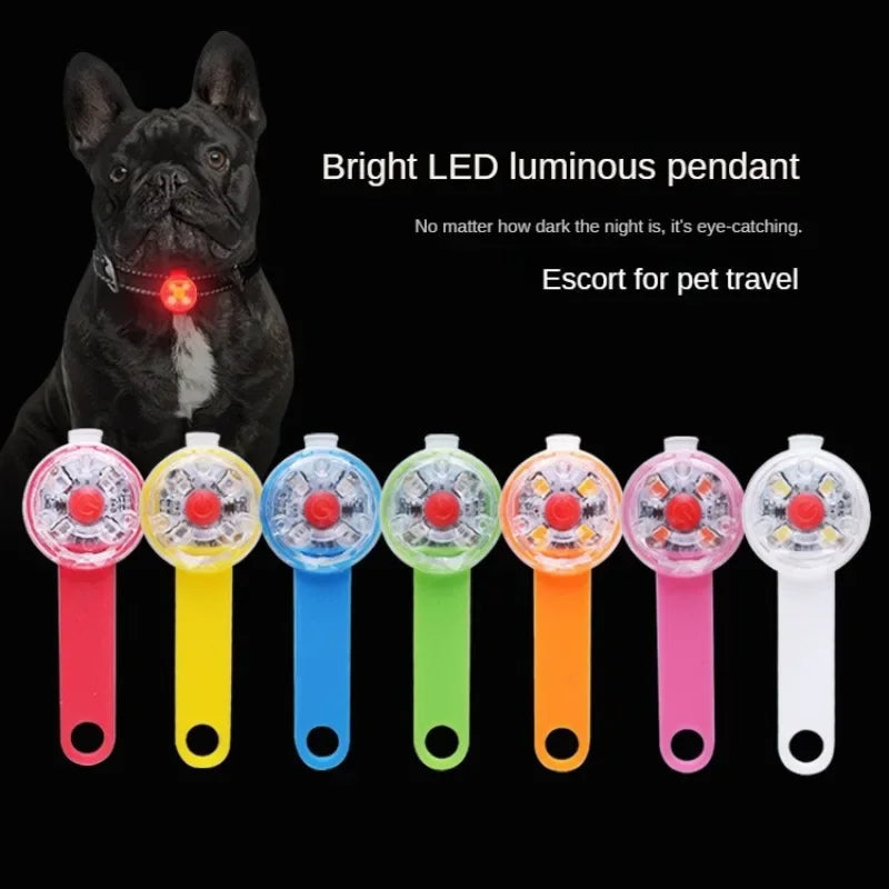 LED Waterproof Pet Collar Light – Night Safety Pendant for Dogs & Cats