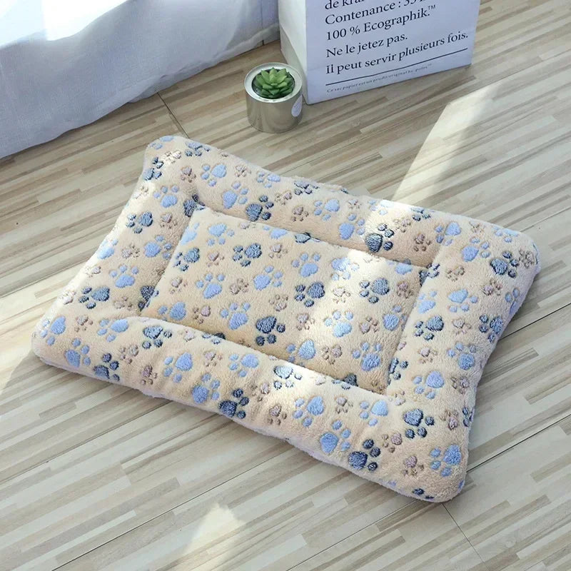 Soft Plush Cat Bed Mat - Warm Cushion for Cats & Small Dogs